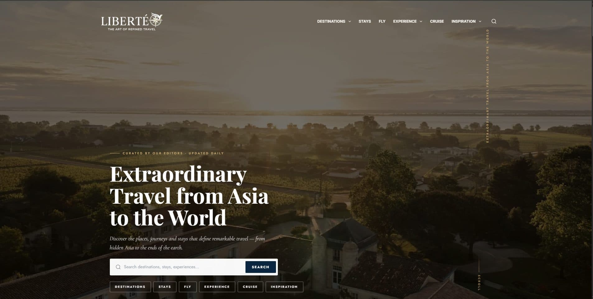 Liberate Travel — Premium Travel Magazine Platform